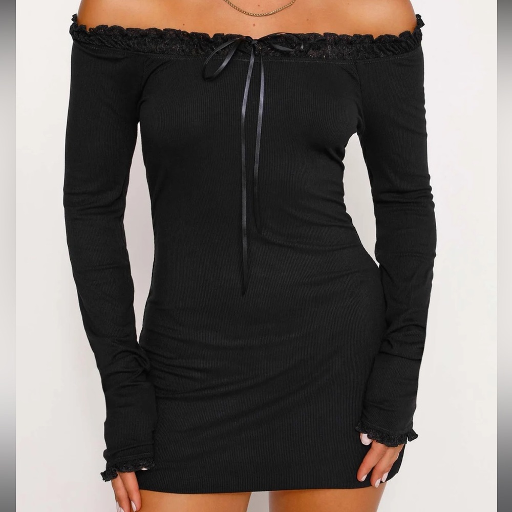 TIGER MIST OFF THE SHOULDER DRESS NWT